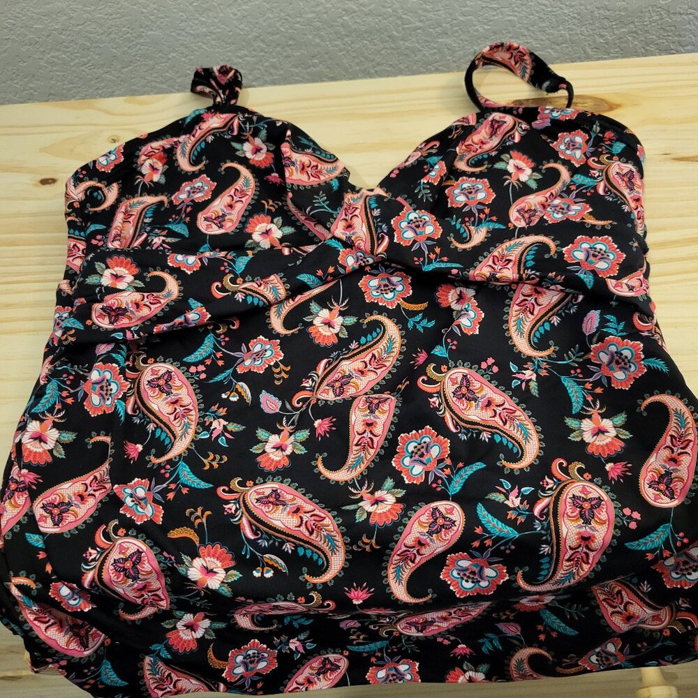 Land's End swim top and Catalina swim skirt